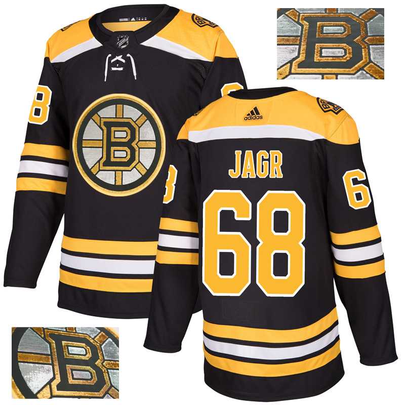 Bruins 68 Jaromir Jagr Black With Special Glittery Logo Adidas Jersey,We sell and wholesale Bruins 68 Jaromir Jagr Black With Special Glittery Logo Adidas Jersey on line form chian!